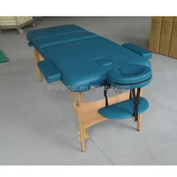 Table de massage portable en cuir synthétique réglable - Design moderne luxueux, installation facile et pliable pour salon de beauté et spa