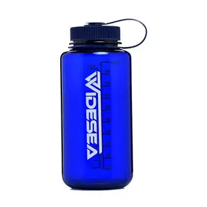 GZYSL-botella deportiva de plástico sin BPA para niños, 1000ml, 1 litro, 32oz, con tapa