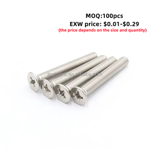 Tornillo de <span class=keywords><strong>cabeza</strong></span> <span class=keywords><strong>avellanada</strong></span> plana Phillips de Cruz larga alargada de acero inoxidable 304 M2 M2.5 M3 M4 M5 M6 M8 M10 M12 - Product Image 5