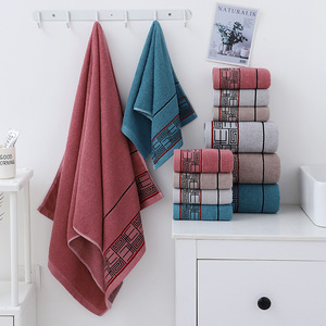 Serviette de bain de haute qualité luxe personnalisé épais moelleux doux éponge salle de bain bain bain 100% coton ensembles de serviettes de bain - Product Image 3