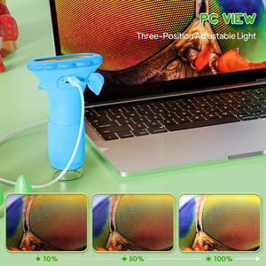 <span class=keywords><strong>Microscope</strong></span> numérique pour enfants fabriqué en Chine avec écran <span class=keywords><strong>LCD</strong></span> de 2 pouces, zoom 1000X, design portable pour l'étude de la nature, jouet <span class=keywords><strong>microscope</strong></span> pour enfants - Product Image 6