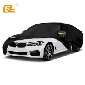 Funda <span class=keywords><strong>para</strong></span> Auto Completa Impermeable 210T <span class=keywords><strong>para</strong></span> BMW Serie 5 2007-2025 con Cierre, Resistente al Viento, a la Lluvia y a la Nieve - Product Image 1