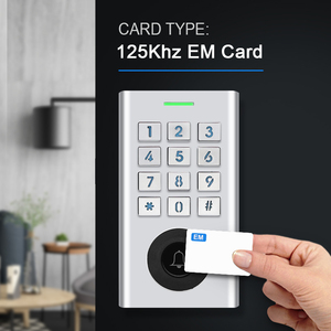 New hot-bán 10,000 người sử dụng Standalone điều khiển truy cập kim loại bàn phím 125Khz RFID Reader không thấm nước kiểm soát truy cập hệ thống - Product Image 2
