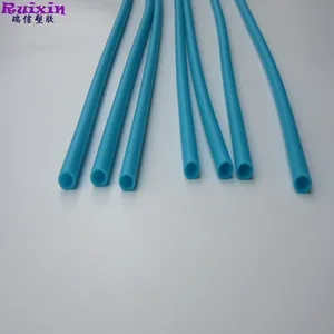 伸縮性チューブ弾性ゴムプラスチックTPEパイプ青色