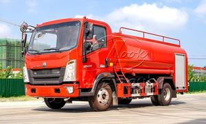 Camion-citerne à eau incendie tout-terrain Howo 4x2 4x4 de 4 tonnes, véhicule de prévention des incendies forestiers - Product Image 5