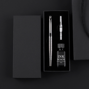 Nuevo Producto, Pluma Estilográfica Metálica y Tinta Recargable, Cartucho de Tinta, Set de Regalo para Negocios y Gobierno, Cuaderno, Logotipo Personalizado de Lujo - Product Image 4