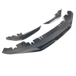 Fibra di carbonio S stile labbro anteriore per BMW 4 serie G26 quattro porte <span class=keywords><strong>M</strong></span> Sport Kit paraurti anteriore Splitter accessori Body Kit - Product Image 3