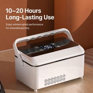 Borsa Termica Portatile per Insulina con Indicatore di Temperatura, Spegnimento Automatico, USB, Frigorifero per Medicinali TSA, Contenitore in Metallo per Peptidi, Smart - Product Image 2