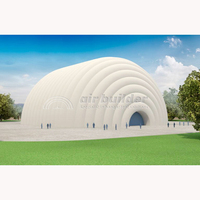 Abri de stockage portable, durable, imperméable, gonflable, sur mesure, de grande taille, hangar pour avions, arche, tunnel, tente avec installation facile
