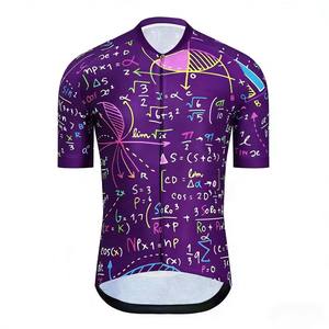 Jersey de Ciclismo de Manga Corta Transpirable con Diseño Nuevo y Estampado de Fórmulas Matemáticas, Secado Rápido, Ropa de Ciclismo para Ciclistas - Product Image 3