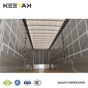 Trung Quốc mới tùy chỉnh <span class=keywords><strong>Isuzu</strong></span> Giga Rèm bên hộp xe tải bạt PVC xe tải trượt với thép carbon và hợp kim nhôm - Product Image 4