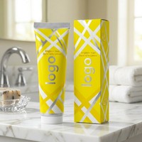 Dentifrice blanchissant OEM à l'aloe vera et vitamine E, formule naturelle à base de plantes, marque privée, emballage personnalisé, vente en gros en vrac, usine certifiée ISO