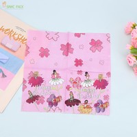 Monogramme jetable Importation Préplié-Papier-Serviette Imprimé Serviette Papier Serviettes 3 Plis