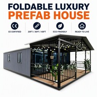 Maison conteneur extensible à installation rapide, norme australienne, 20 pieds, 40 pieds, maison préfabriquée avec terrasse, fabricant OEM certifié CE ISO9001