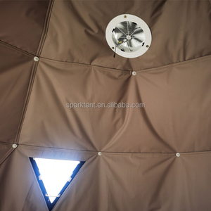 Cúpula <span class=keywords><strong>de</strong></span> hotel <span class=keywords><strong>de</strong></span> lujo Geo Camping PVC Glamping cúpula geodésica casa tienda con ventana <span class=keywords><strong>de</strong></span> cristal - Product Image 6