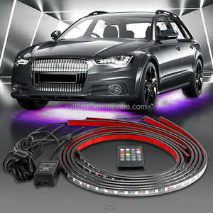 Vendita calda Led <span class=keywords><strong>Car</strong></span> Underglow Light Rgb <span class=keywords><strong>Dream</strong></span> Color Chasing Strip Light Kit 6 Pcs Waterproof outdoor <span class=keywords><strong>Car</strong></span> Light App Control Tuning - Product Image 1