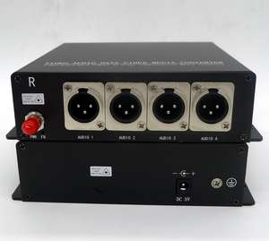 Estensore Audio Bilanciato AES/EBU a 4 Canali su <span class=keywords><strong>Fibra</strong></span> fino a 20 Km su <span class=keywords><strong>Fibra</strong></span> Monomodale o 500 Metri su <span class=keywords><strong>Fibra</strong></span> <span class=keywords><strong>Multimodale</strong></span> - Product Image 3