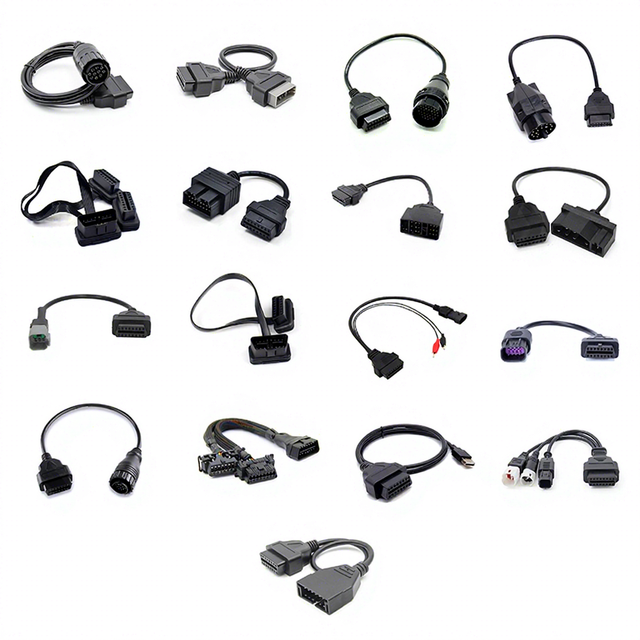 FOXECO Custom OBD Car Connectors with PVC Insulation for Automobile Fault Diagnosis