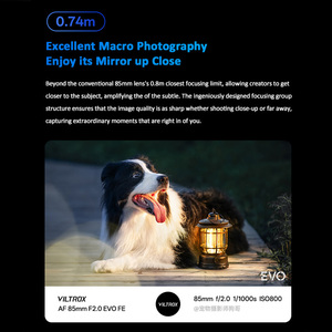 Viltrox 85mm F2.0 EVO Marco completo Foco fijo Gran apertura Lente de retrato de metal para montura FE A7III/FX3/ZVE10/A7R - Product Image 3