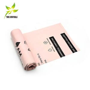 Sac de merde de cuisine <span class=keywords><strong>à</strong></span> base de <span class=keywords><strong>plantes</strong></span> biodégradable Wave Top Trash Garbage Bin Liners Compostable Plastic Bin Caddy Cover Bag - Product Image 5