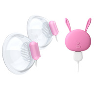 Drahtlose Remote Nippel Stimulation Saugen Tassen Nippel Vibrator Brust vergrößerung Pumpe Brust massage gerät Sexspielzeug für Frauen