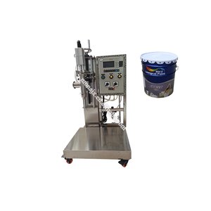 <span class=keywords><strong>เครื่อง</strong></span>บรรจุถังสีกึ่งอัตโนมัติสองหัวเครื่องบรรจุกระป๋องน้ำหนักสีเคลือบกันระเบิด - Product Image 4