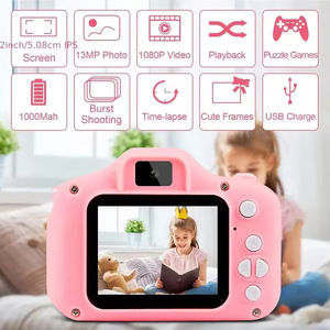 Cámara Instantánea Infantil de Dibujos Animados, Económica y Bonita, Regalo Divertido de Navidad para Niños, Cámara Digital con Juegos Integrados, Pantalla de 2.0 Pulgadas X2 - Product Image 5