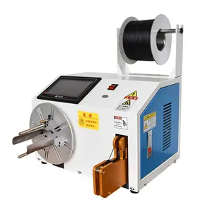 Hot selling Automatic Coiling Tying tie Winding Machine Wire Binding Machine for USB data cable, sheathed cables