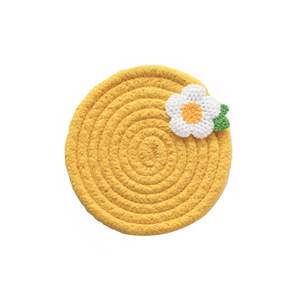 Posavasos Redondo <span class=keywords><strong>de</strong></span> Estilo Japonés con Aislamiento Térmico, Diseño Moderno y Simple, Material <span class=keywords><strong>de</strong></span> Tela <span class=keywords><strong>para</strong></span> Uso en <span class=keywords><strong>Mesa</strong></span> - Product Image 5