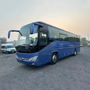 Luxury Passenger Bus 49 Seater Coach Bus Lead Spring Euro 4/5 Customized Yutong Bus