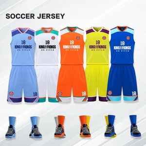 Tenue de basketball YING LANG personnalisée avec logo, en tissu respirant, pour l'entraînement et les fans, <span class=keywords><strong>v</strong></span>êtements de basketball souples pour hommes - Product Image 3