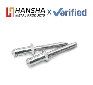 Rivets aveugles à tête dôme en aluminium à extrémité fermée, classe 4.8 ASME, 12.9 OEM, en acier inoxydable, nylon, anodisés brillants, personnalisés - Product Image 2