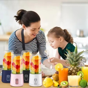 Licuadora Personal Recargable USB de 400 ml, Mini Licuadora Portátil para Jugos Frescos, Venta al Por Mayor, Bajo MOQ - Product Image 6