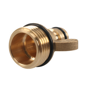Brass Garden Hose <b>Quick</b> <b>Connector</b> 3/4 Inch Threaded Forged With Dual Handle Easy Install For Watering Tools - Product Image 2