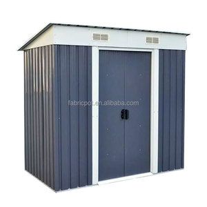 Metal Storage Garden Shed Outdoor Patio Pent Roof Tool Box Storage Sheds House