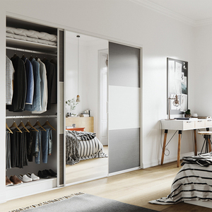 <span class=keywords><strong>Armadio</strong></span> Economico per Camera da <span class=keywords><strong>Letto</strong></span> con <span class=keywords><strong>Specchio</strong></span>, Design Moderno Bianco per Ragazze con Ante Scorrevoli, Mobili per la <span class=keywords><strong>Stanza</strong></span> da <span class=keywords><strong>Letto</strong></span> con <span class=keywords><strong>Specchio</strong></span> - Product Image 4