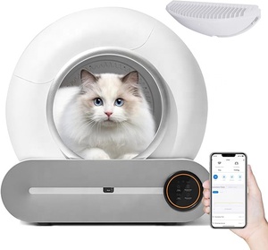 Kotak kotoran kucing pembersih sendiri otomatis pintar dengan kendali bau dan desain ramah lingkungan - Product Image 2