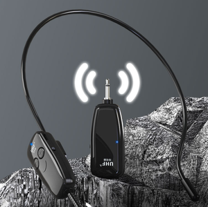 Micrófono <span class=keywords><strong>U12A</strong></span> al por Mayor, Sistema de Micrófonos Inalámbricos UHF Portátiles con Auriculares, Micrófono Inalámbrico para Enseñanza y Venta - Product Image 2