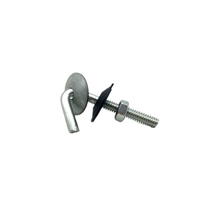 Quality Production Hot Sell Carbon Steel Flat Head Zinc/Plain Finish Roof Fixing <strong>Bolts</strong> &amp; Roofing <strong>Hook</strong> <strong>Bolts</strong> - Product Image 1