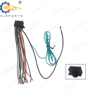 Auto <span class=keywords><strong>CD</strong></span> DVD 16Pin Connecteur Radio Haut-Parleur Puissance Câblage Personnalisé pour Kenwoods Voiture Stéréo Lecteur Harnais - Product Image 6