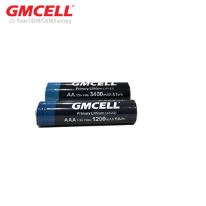 Batterie GMCELL AAA FR03 FR10450 1.5V Li-FeS2 1200mAh 1.8Wh Batterie au lithium - Product Image 2