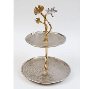 Support à gâteau décoratif en métal, best-seller, avec finition dorée, pour la présentation de gâteaux de mariage et de fête de luxe, utilisé par un fournisseur indien - Product Image 1