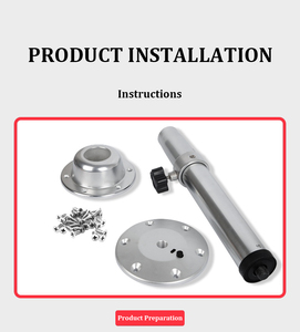 Tytxrv RV RV bàn Thuyền RV có thể tháo rời nhôm kính thiên văn bảng chân gắn khung cho Caravan thuyền du thuyền biển - Product Image 4