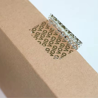 Autocollant thermosensible en PET pour code-barres, anti-contrefaçon, inviolable, découpé sur mesure, avec adhésif puissant