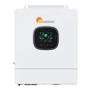 SUNBOOST 5000W支持并联ul认证10KW混合并网并网120V分相48v交流MPPT串太阳能逆变器