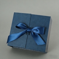 Boîtes d'emballage magnétiques pliables de luxe, boîte cadeau à double ouverture, emballage rigide pour cosmétiques et soins de la peau, emballage élégant