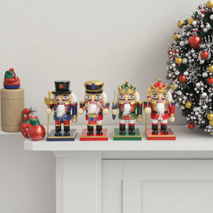 18Cm Handmade Óc Chó Clip <span class=keywords><strong>Nutcracker</strong></span> Búp Bê Dễ Thương Hình Dạng Động Vật Giáng Sinh Bức Tượng & Đồ Chơi Cho Kỳ Nghỉ Trang Trí Món Quà Giáng Sinh - Product Image 6