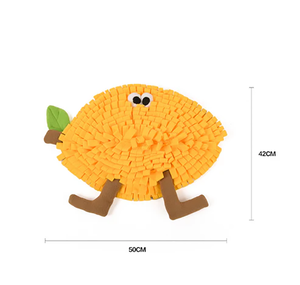 Tapis de renifflement pour chiens, jouet pour animaux de compagnie, tapis de renifflement anti-stress pour animaux, tapis de recherche de nourriture à alimentation lente, série Fruit Spirit - Product Image 5