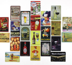 Stampa personalizzata in bianco <span class=keywords><strong>moto</strong></span> in rilievo decorazione da parete retrò Vintage segni pubblicitari in metallo segno di stagno <span class=keywords><strong>auto</strong></span> - Product Image 4