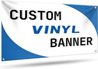 Bannière en vinyle colorée, économique, imperméable, coupe-vent, avec œillets métalliques, résistante aux rayures, portable, taille personnalisée, pour arrêt de bus